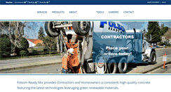 Desktop Screenshot of folsomreadymix.com